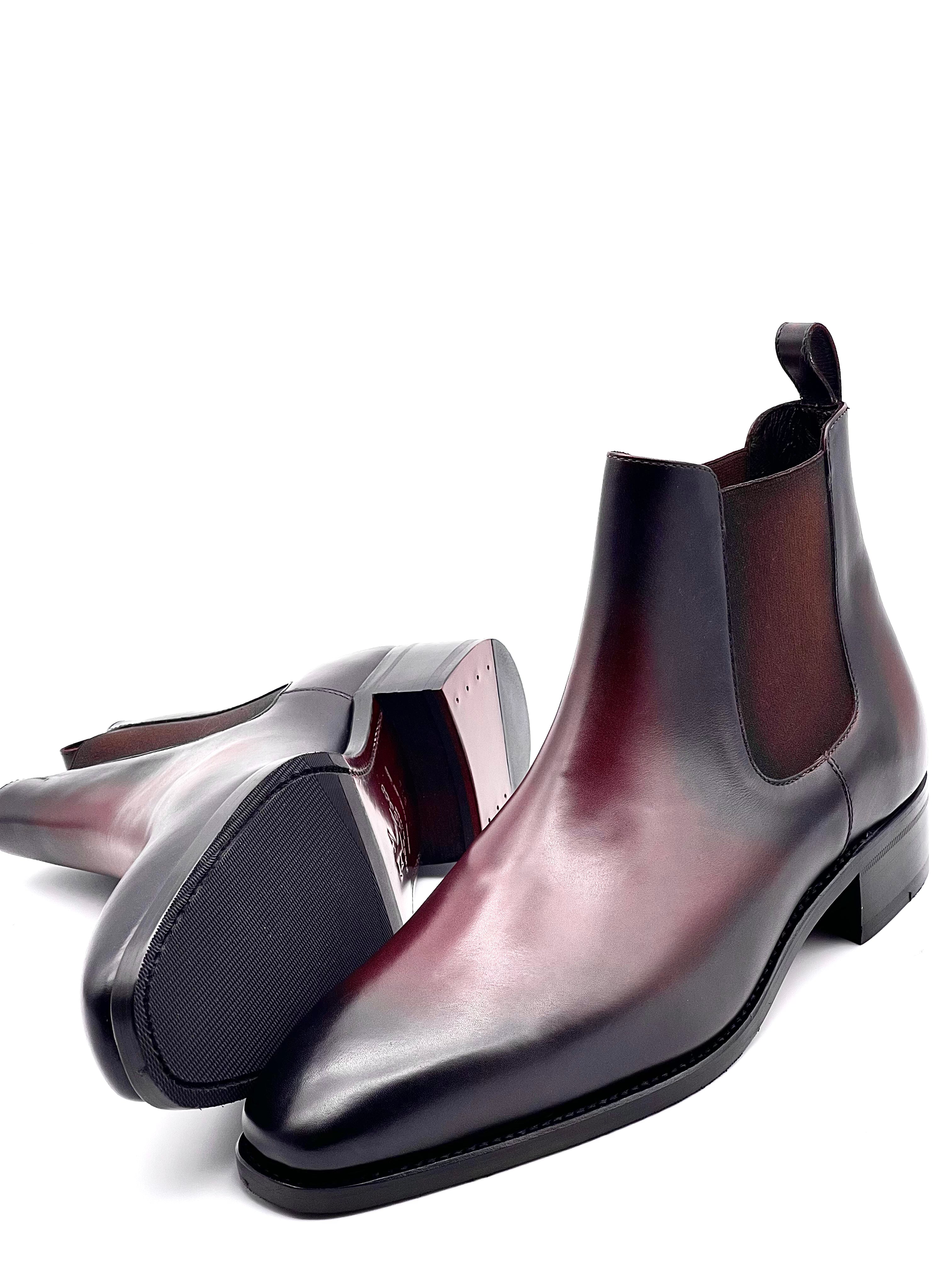 Augusta Chelsea Boot - Burgundy