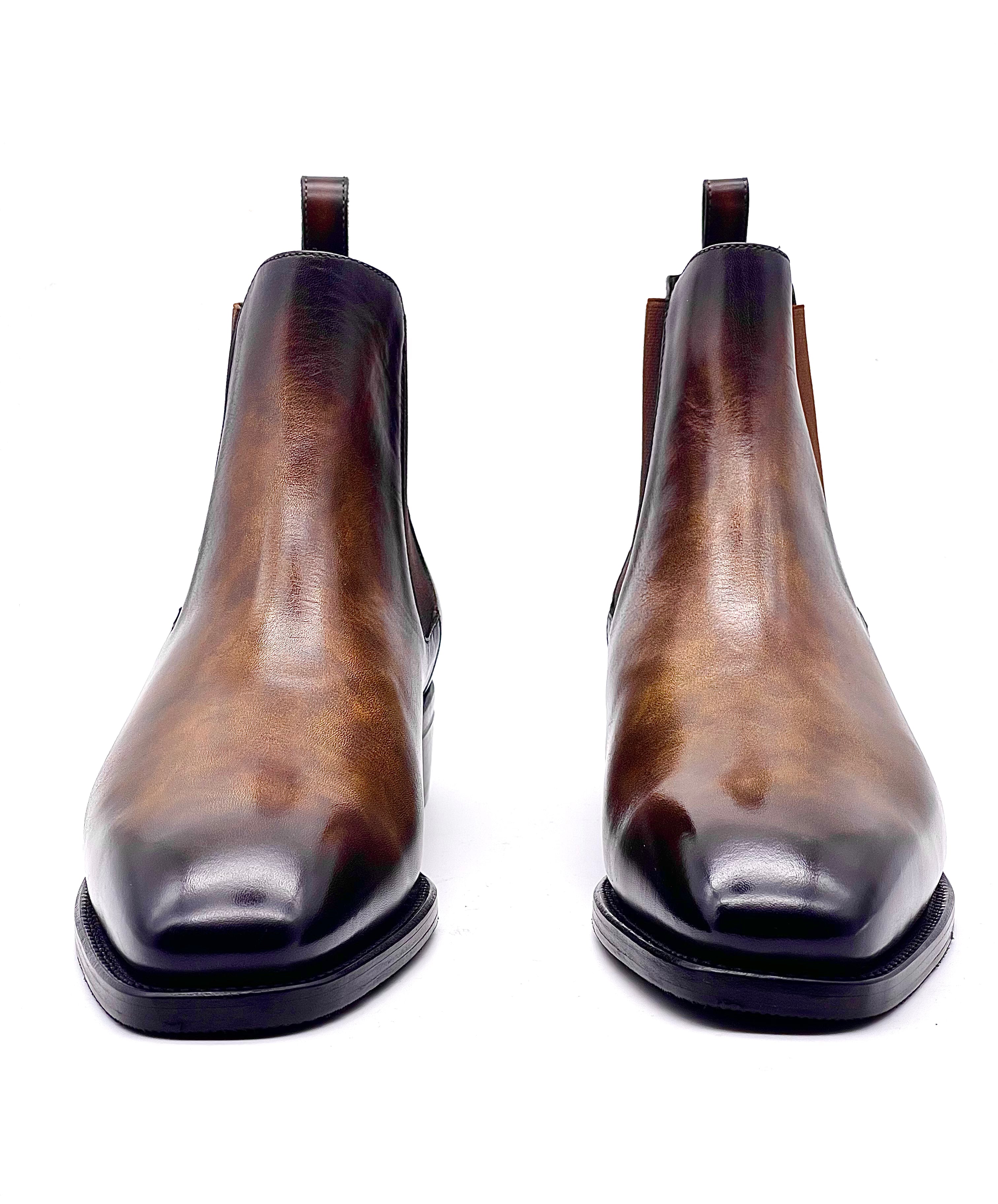 Augusta Patina Leather Chelsea Boot
