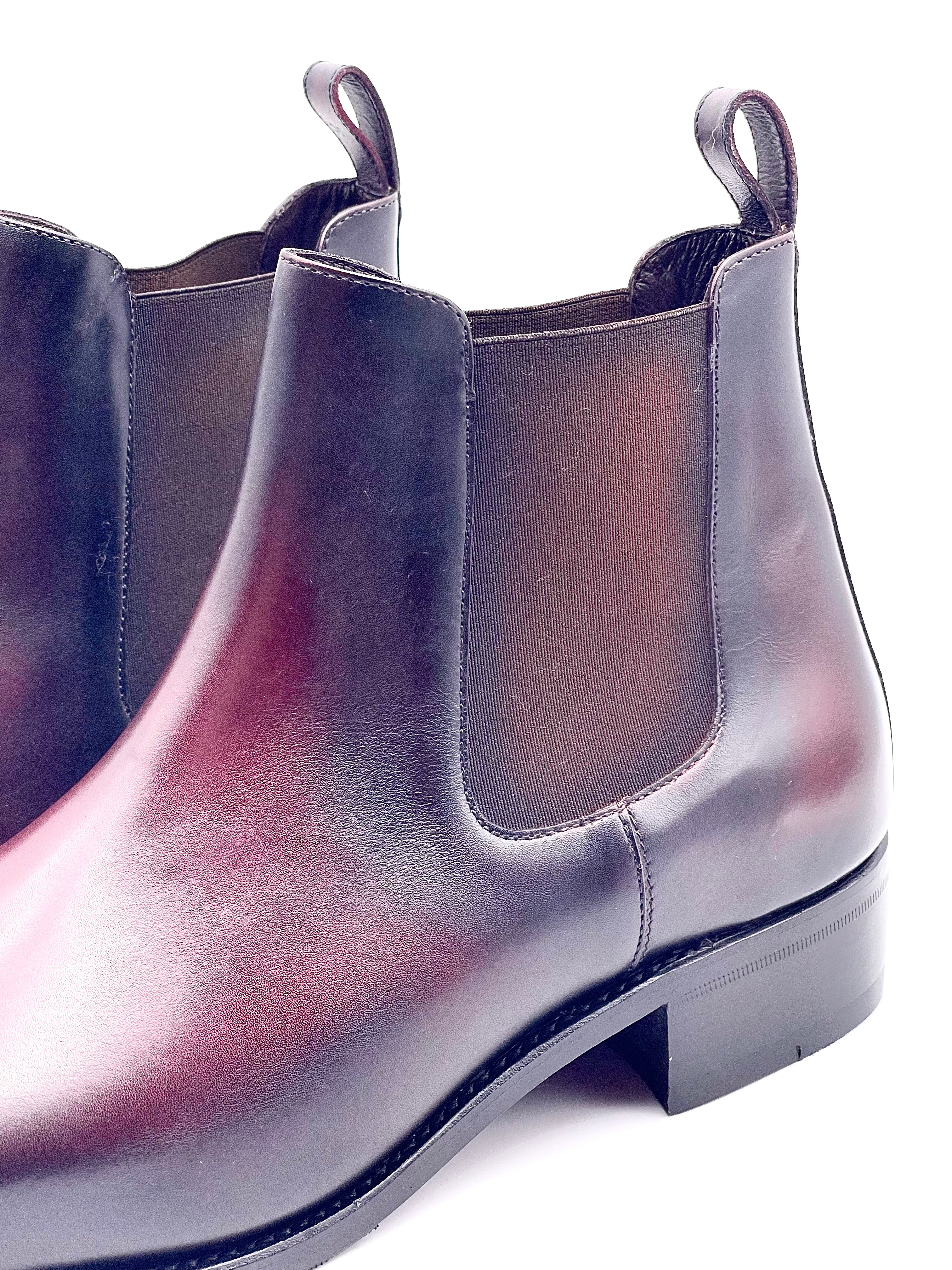 Augusta Chelsea Boot - Burgundy