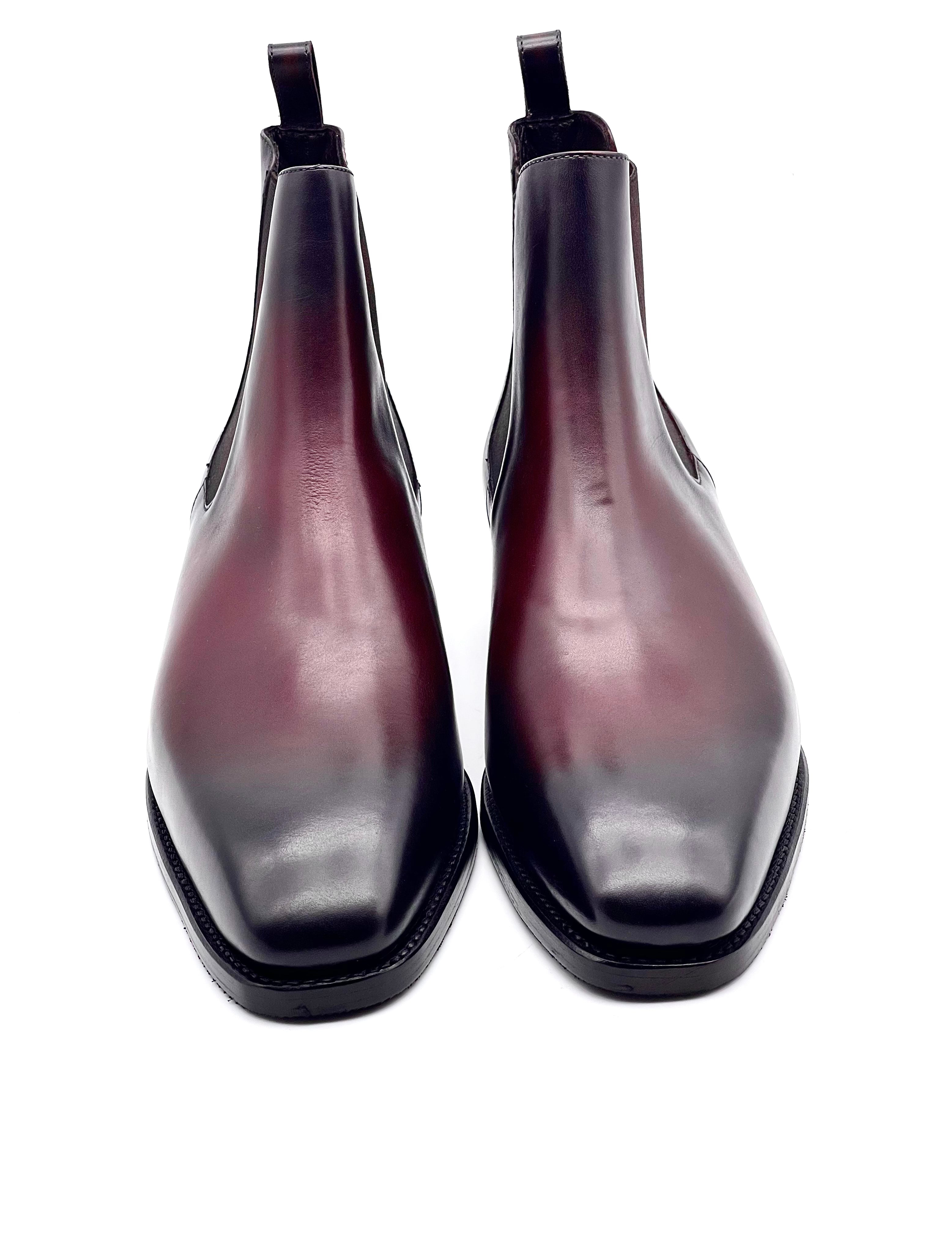 Augusta Burgundy Chelsea Boot